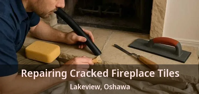 Repairing Cracked Fireplace Tiles Lakeview, Oshawa - ON Repairing Cracked Fireplace Tiles Lakeview, Oshawa - ON
